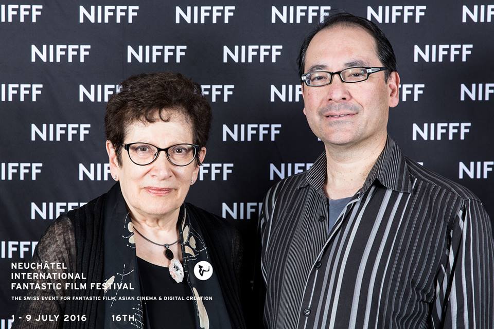 Ann Schnabel Mottier with Robert Israel - official photo taken by NIFFF photographer.