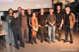 Gruppenfoto beim Berner Filmpreis Festival: Die Gewinner 2016!