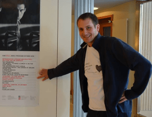 Projektleiter Raff Fluri beim Berner Filmpreis Festival 2016. Hier im Kino Rex Bern.