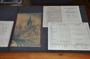 Ausstellung von Annelies Hüssy über Franz Schnyders Jugend in Burgdorf.