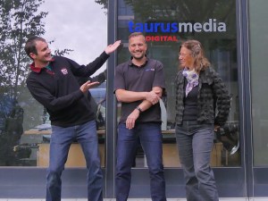 Proudly presenting: Hanne Junghans, Markus Altenberger, Raff Fluri (vrnl)